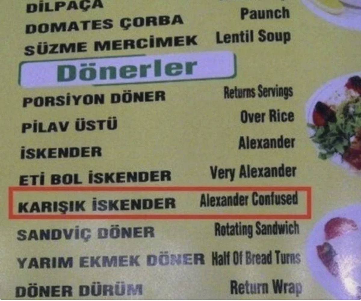 Lustige Übersetzungen