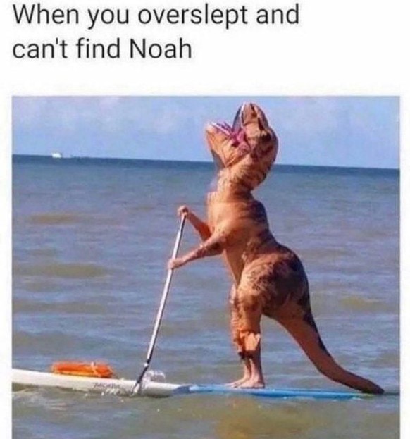 Kommt, Kinder! PICDUMP! рџ¦–
Der frГјhe Dino erwischt die Arche.. oder so.
