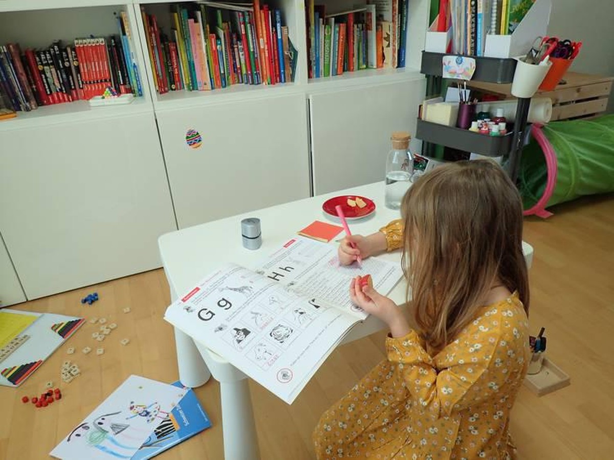 Die Tochter der Hubers aus dem Baselbiet lernt im «Homeoffice».