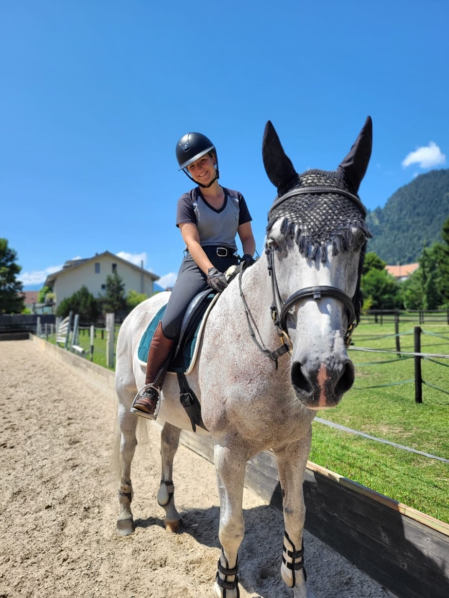 Gartenmanns Leidenschaft nebst der Politik: das Reiten.