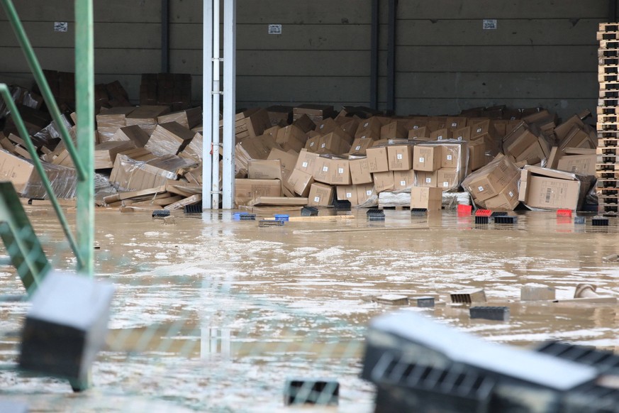 Slovenia, Dravograd, 050823. Consequences of storms and water torrents on roads in Dravograd. Photo: Zeljko Hajdinjak / CROPIX Copyright: xxZeljkoxHajdinjakx nevrijeme_dravograd6-050823