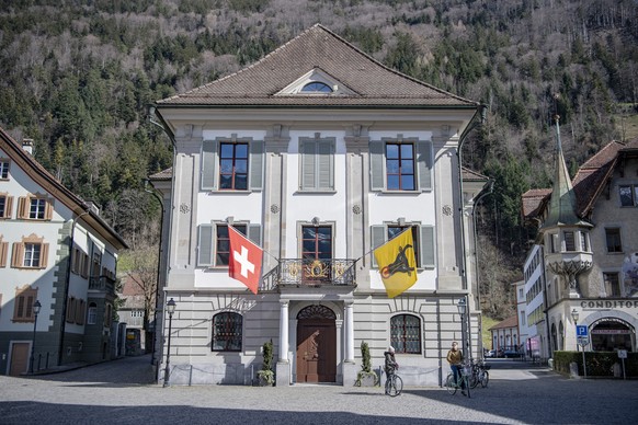 Das Rathaus in Altdorf anlaesslich der Urner Regierungsratswahlen vom Sonntag, 8. Maerz 2020 im Rathaus in Altdorf. (KEYSTONE/Urs Flueeler).