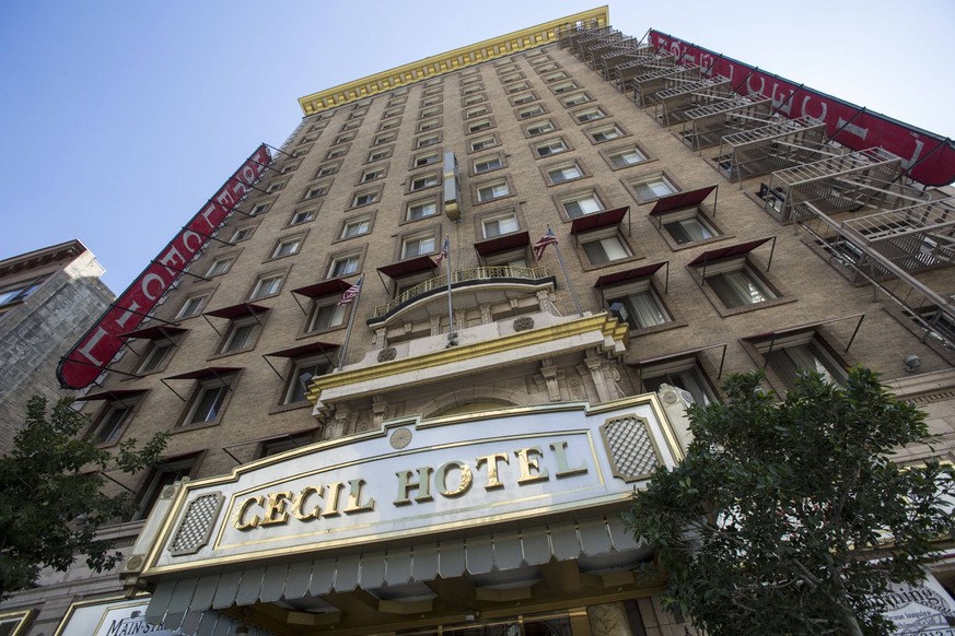 Feb. 22, 2013 - Los Angeles, California (CA, USA - A view of Cecil Hotel in downtown Los Angeles on Friday, 22, 2013. The coroner s office conducted an autopsy on a 21-year-old Canadian tourist who wa ...