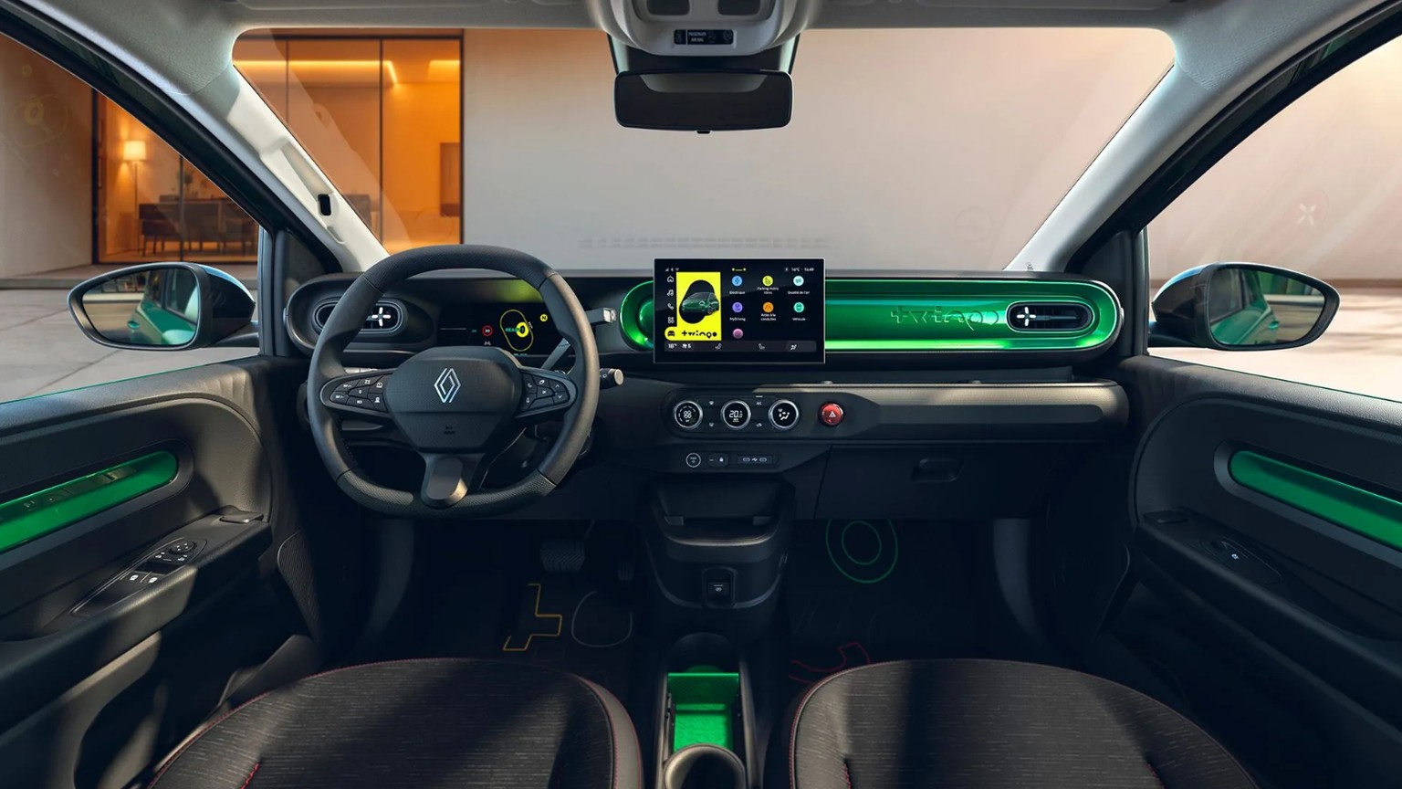 Intuitiv: Beim Cockpit macht der Twingo auf den ersten Blick wenig falsch. Verschiedene Individualisierungsoptionen stehen als Zubehör zur Auswahl.