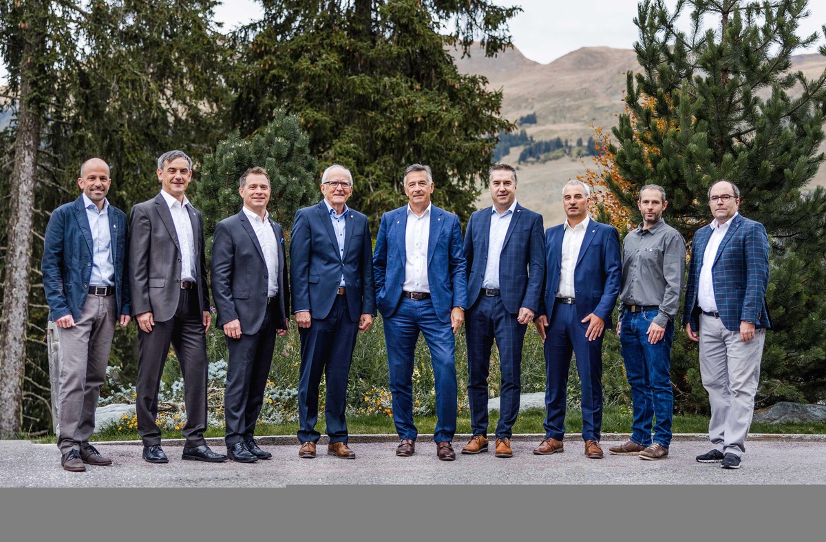 Der Vorstand von Seilbahnen Schweiz in Le Châble/Verbier.
