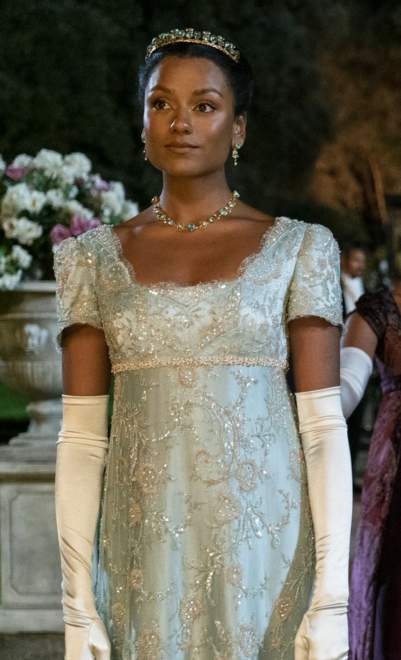 Bridgerton. (L to R) Jonathan Bailey as Anthony Bridgerton, Simone Ashley as Kate Sharma, Ruth Gemmell as Lady Violet Bridgerton in episode 305 of Bridgerton. Cr. Liam Daniel/Netflix © 2024