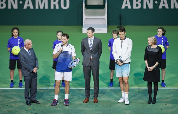 Stan Wawrinka steht nach der Partie Red und Antwort.