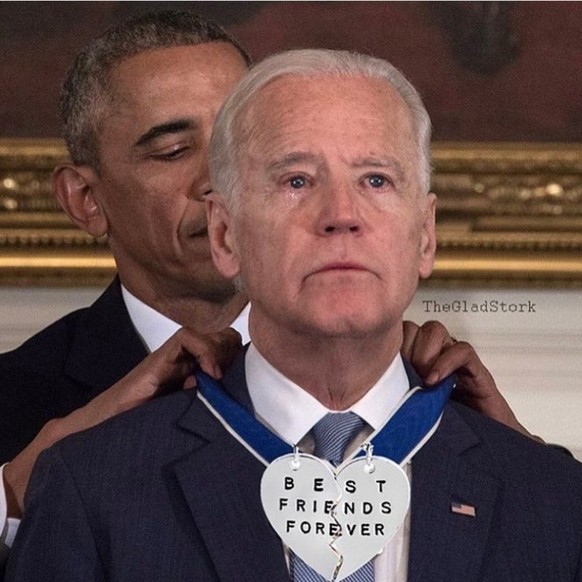 Obama überrascht Biden mit Freiheitsmedaille – seine Reaktion ist rührend 
bromance