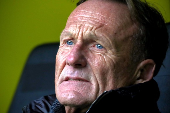 epa07355977 Dortmund&#039;s CEO Hans-Joachim Watzke prior to the German Bundesliga soccer match between Borussia Dortmund and TSG 1899 Hoffenheim in Dortmund, Germany, 09 February 2019. EPA/FRIEDEMANN ...