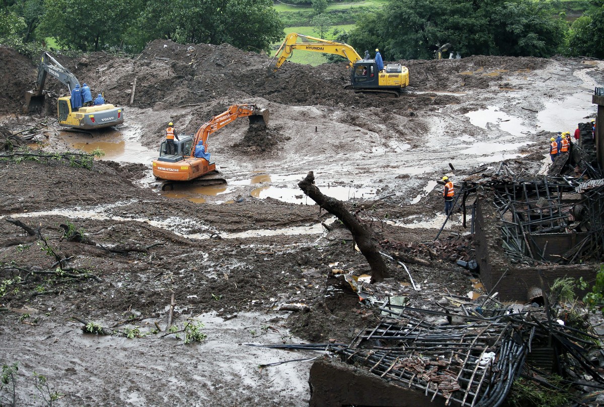 Das Katastrophengebiet wird weiter abgesucht.