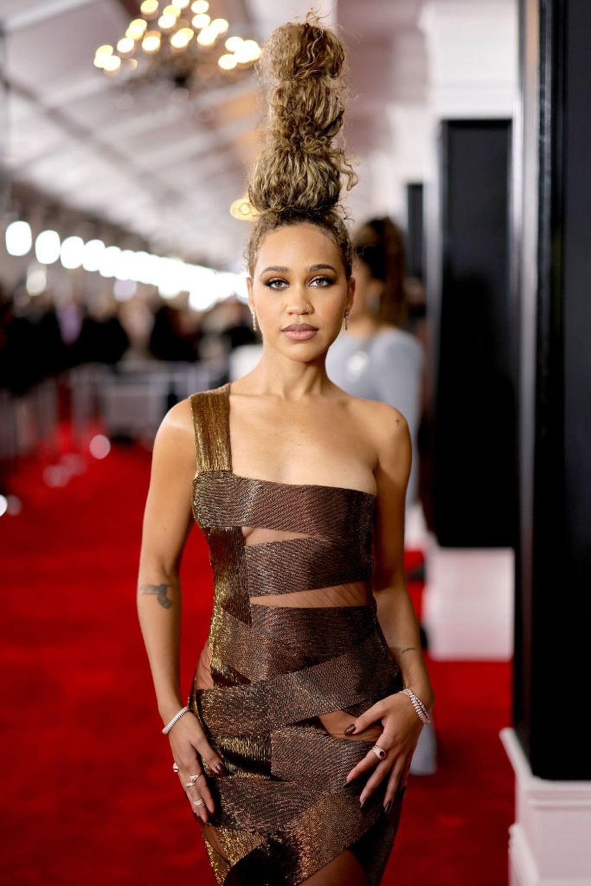 LOS ANGELES, CALIFORNIA - FEBRUARY 05: Amanda Reifer attends the 65th GRAMMY Awards on February 05, 2023 in Los Angeles, California. (Photo by Neilson Barnard/Getty Images for The Recording Academy)