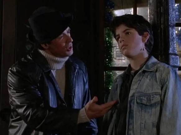 Sylvester und Sage Stallone in «Rocky V»