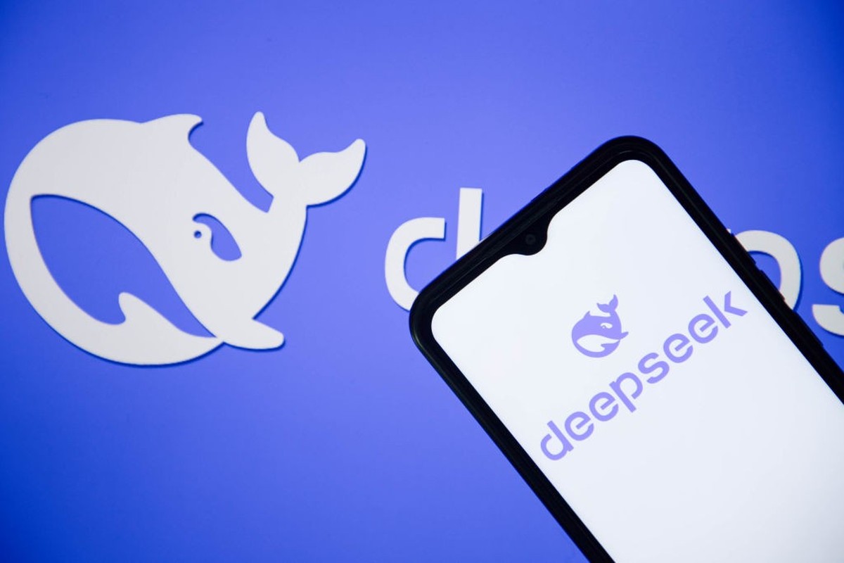 INDIA - 2025/02/07: In this photo illustration, the DeepSeek logo is seen displayed on a mobile phone screen. (Photo Illustration by Faisal Bashir/SOPA Images/LightRocket via Getty Images)