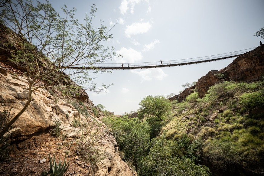 Brücke in Äthiopien Helvetas