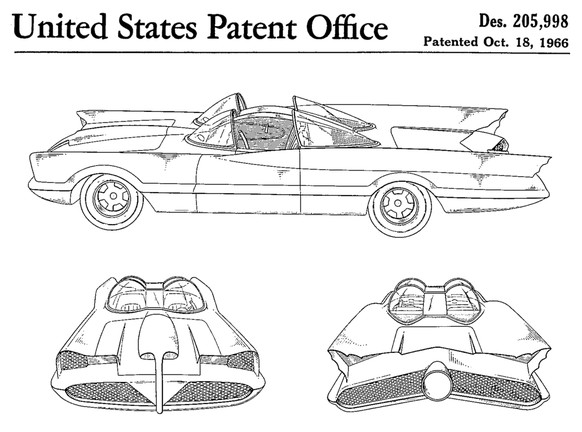 batmobile 1966 batman tv george barris lincoln futura auto retro https://en.wikipedia.org/wiki/Batmobile#/media/File:USD205998.png