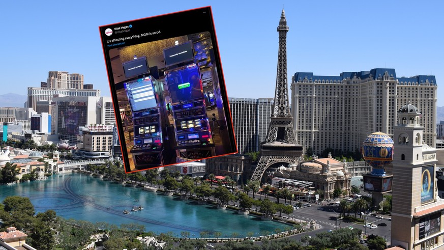 Blick auf den Las Vegas Strip.