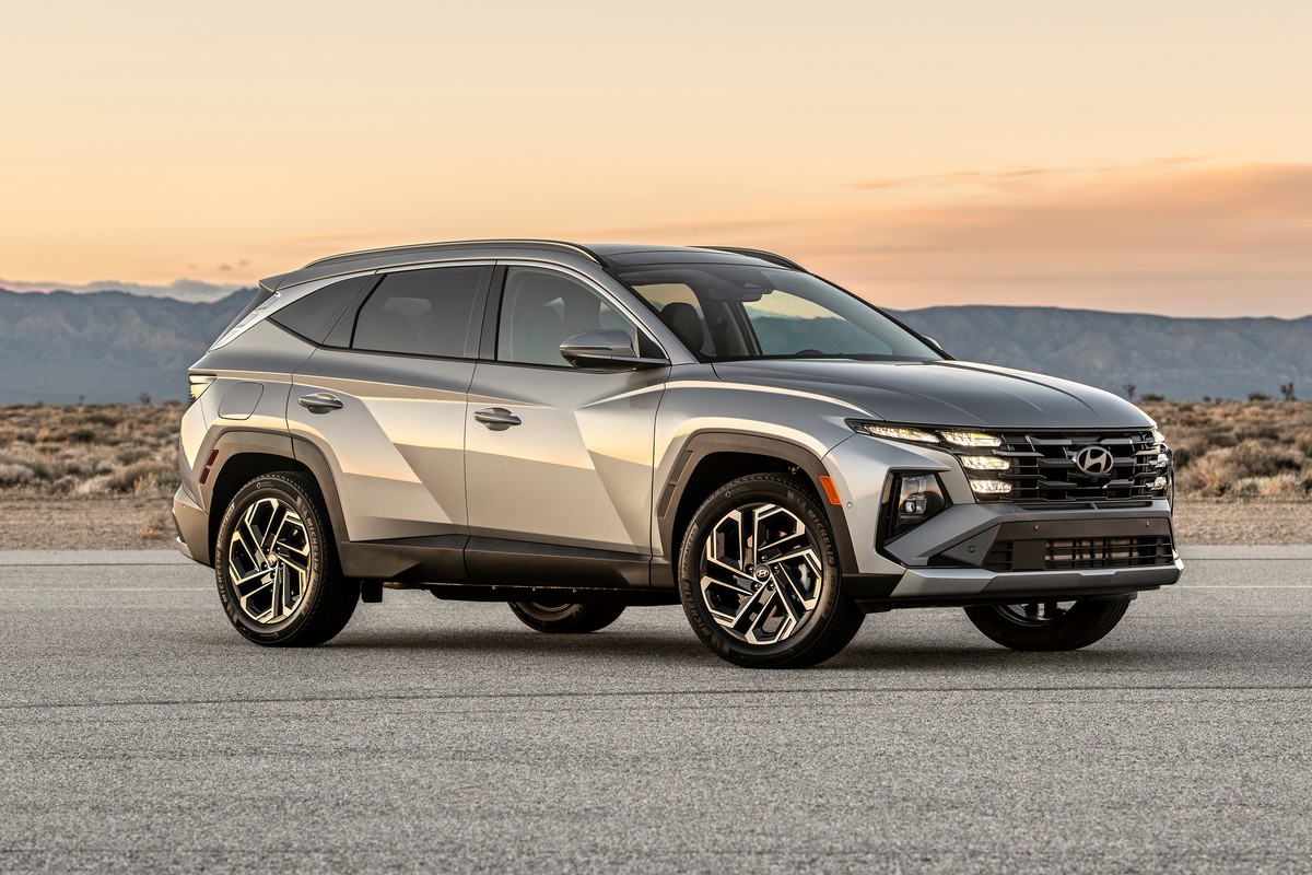 This photo provided by Hyundai shows the Tucson Plug-in Hybrid, a plug-in with excellent cargo space and good electric-only range. (Drew Phillips/Hyundai Motor America via AP)
Behind The Wheel