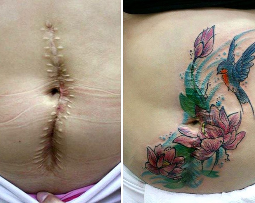 Eine Künstlerin schenkt Opfern von häuslicher Gewalt gratis Tattoos. Und die Ergebnisse sind ... einfach unglaublich