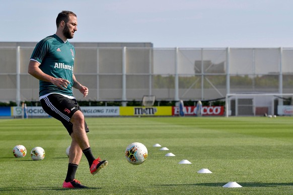 Higuain am 30. Mai im Training.