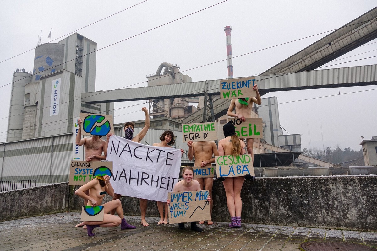 Junge Grüne Demo Holcim