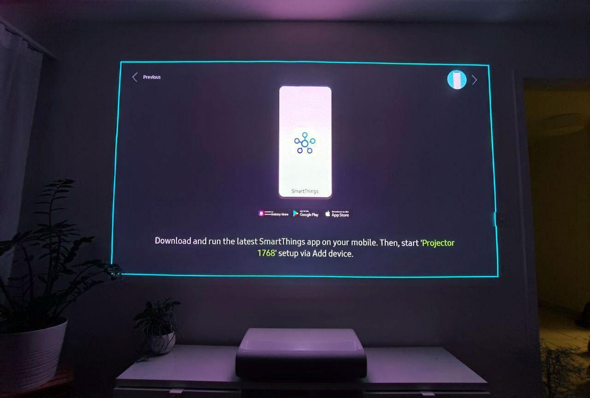 Samsung Laser TV