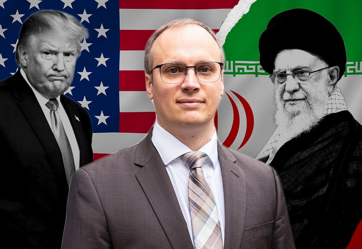 La situation entre les Etats-Unis et l'Iran va-t-elle s'aggraver? L'expert Urs Vögeli (au centre) fait le point et explique les rôles joués par Donald Trump et l'ayatollah Ali Khamenei.