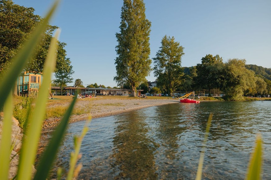 Camping Rauszeit schönste Campingplätze für Familien in der Schweiz Camping Erlach Seeufer