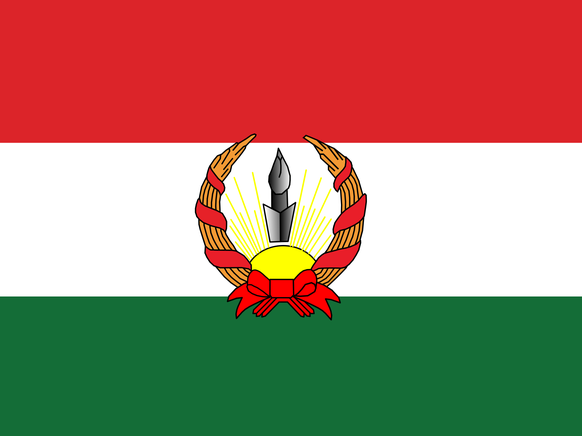 Flagge der kurzlebigen Republik Mahabad.&nbsp;