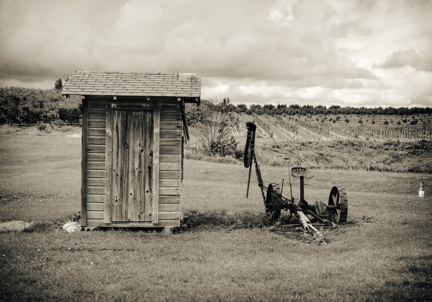 Vintage Toilette, Abort, WC, Plumpsklo