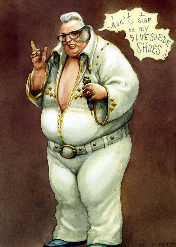 Deix' böser Blick auf Elvis (2002).