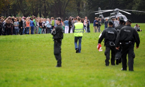 Die Schüler wurden evakuiert.