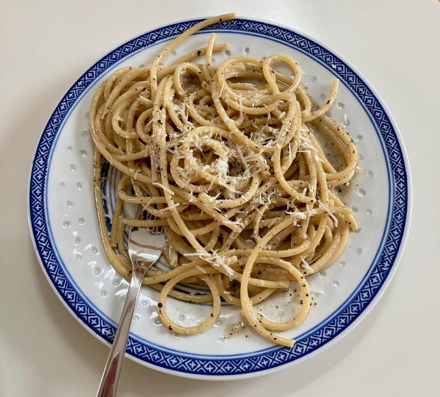 cacio e pepe kochen food essen