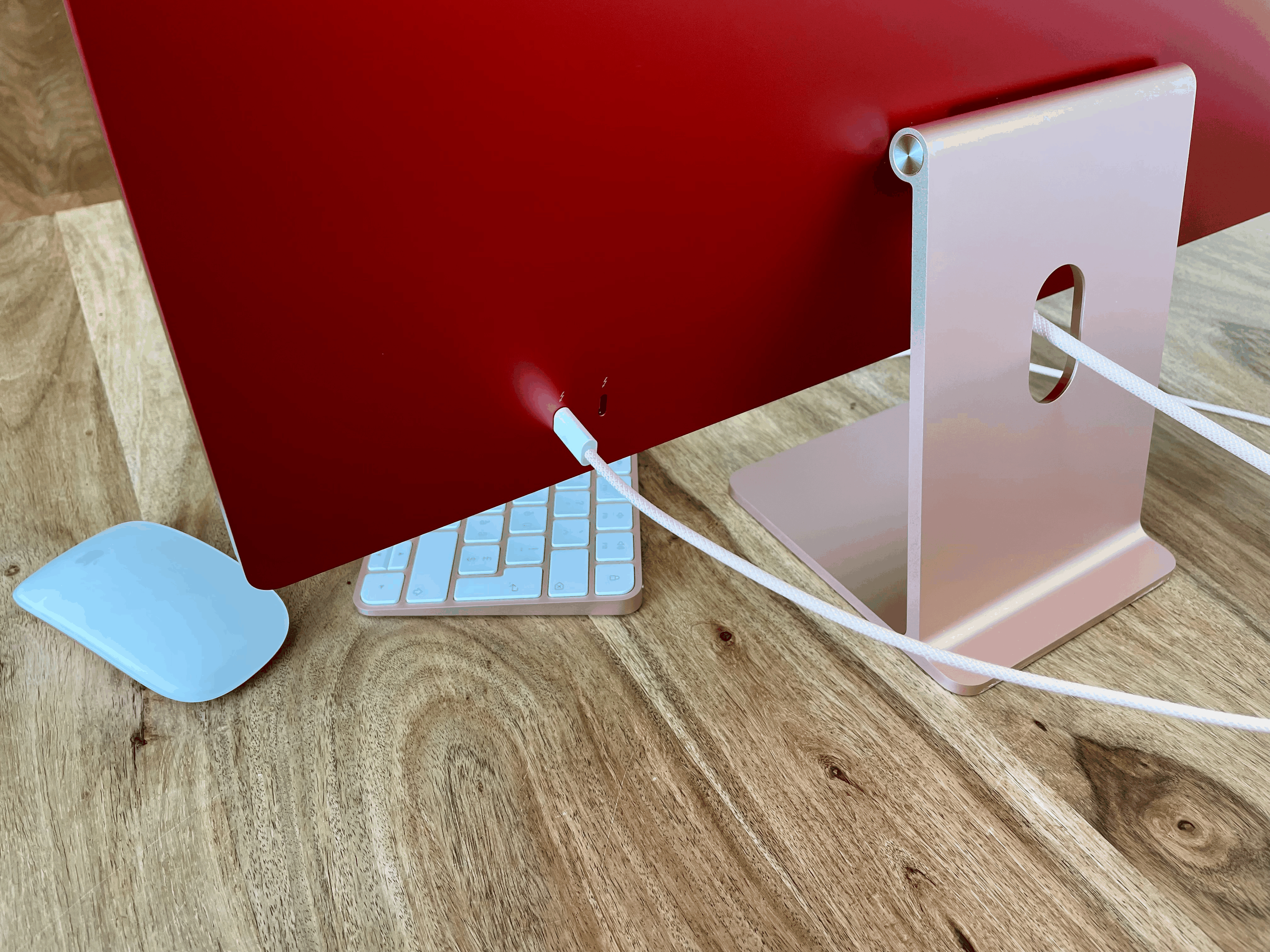 Rückseite des iMac 24 Zoll (2021).