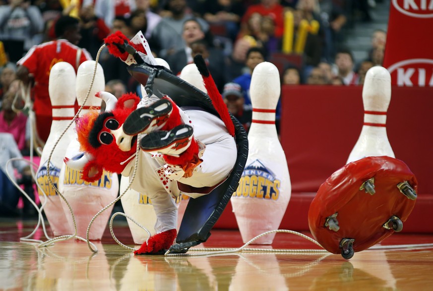 Benny the Bull sorgt bei Spielen der Chicago Bulls für die Lacher.