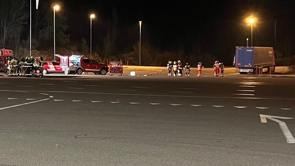 Un semi-remorque avec une substance dangereuse intercepté en Valais.
