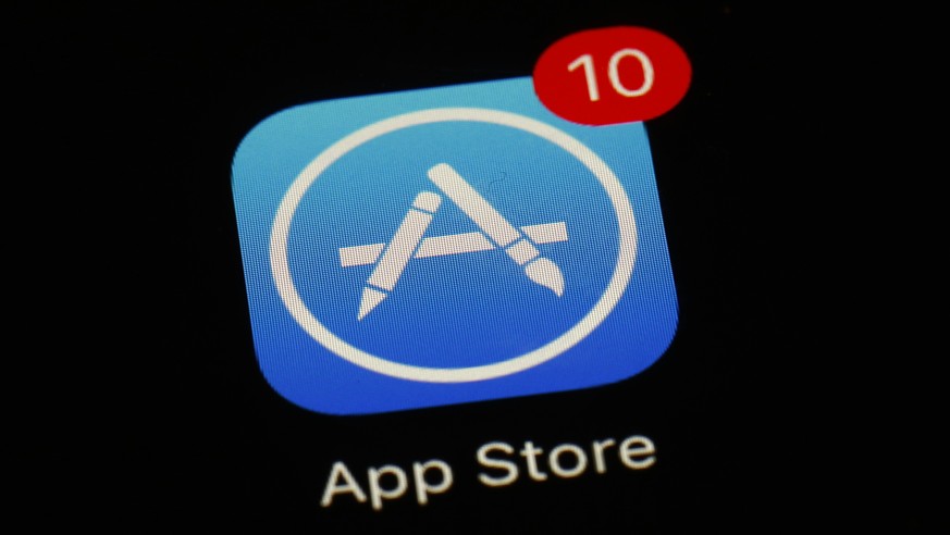 FILE - This March 19, 2018, file photo shows Apple&#039;s App Store app. Epic Games filed notice that is appealing a federal judge&#039;s decision in a lawsuit alleging that Apple has been running an  ...