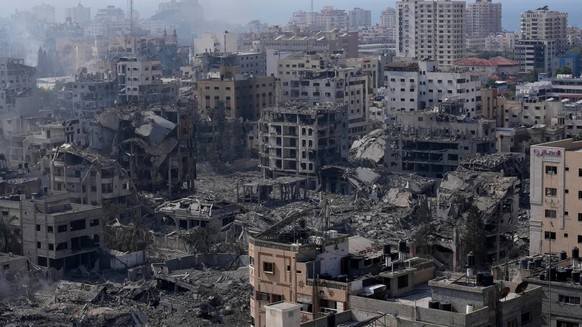 Destruction in Gaza City (archive image): Israel is bombing the area more heavily than ever before.