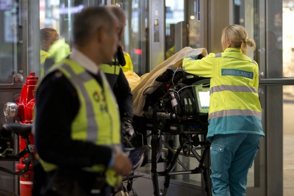 Der Mann wurde ins Spital gebracht, weil er nach seiner Festnahme hyperventilierte.