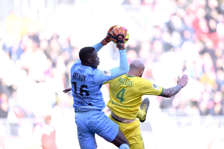 16 EDOUARD MENDY (REI) FOOTBALL : Reims vs Nantes - Ligue 1 Conforama - 17/03/2019 AnthonyBIBARD/FEP/Panoramic PUBLICATIONxNOTxINxFRAxITAxBEL