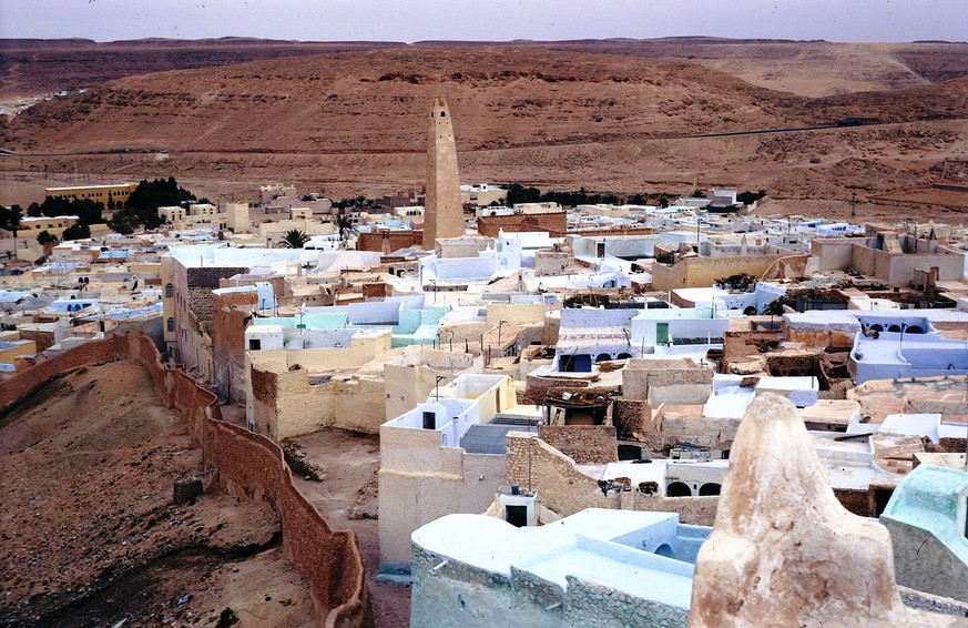 Beni Isguen, heilige Stadt der Mozabiten/Ibaditen in Algerien.