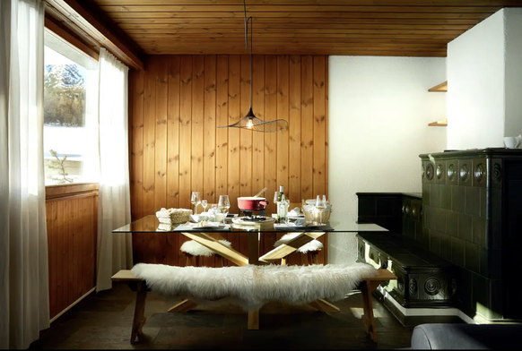 Rauszeit abgelegene Unterkünfte von AirBnB in der Schweiz ruhige Ferienwohnung Davos Laret GR