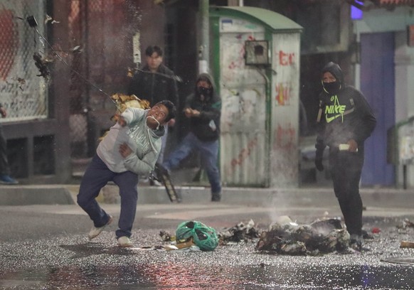 In Bolivien kam es vermehrt zu gewalttätigen Auseinandersetzungen zwischen der Polizei und Demonstranten.