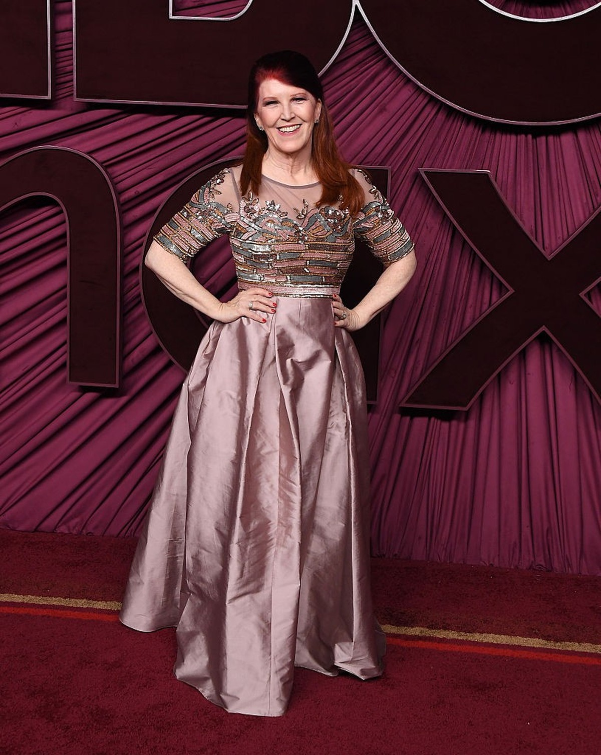 WEST HOLLYWOOD, CALIFORNIA - SEPTEMBER 14: Kate Flannery arrives at the HBO Max's Post-Emmy Reception at San Vicente Bungalows on September 14, 2025 in West Hollywood, California. (Photo by Steve ...