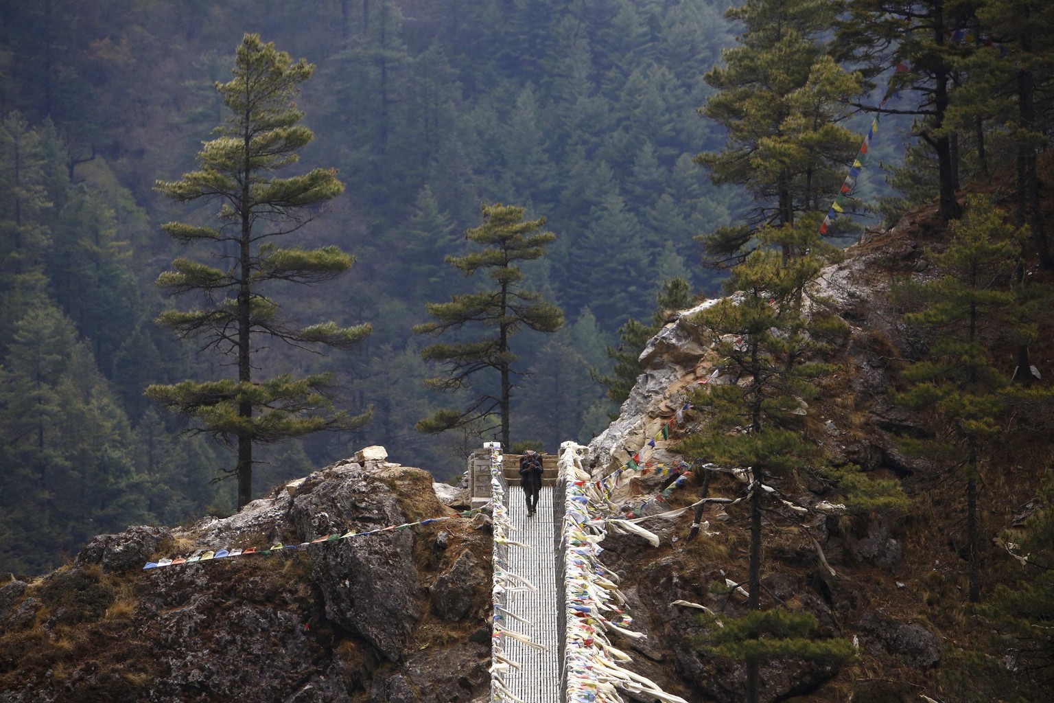 Rückweg von Namche.