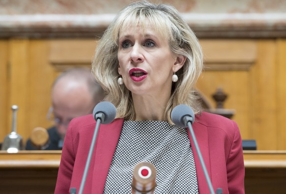 Priska Seiler Graf, SP-ZH, spricht an der Sommersession der Eidgenoessischen Raete, am Donnerstag, 8. Juni 2017 im Nationalrat in Bern. (KEYSTONE/Anthony Anex)