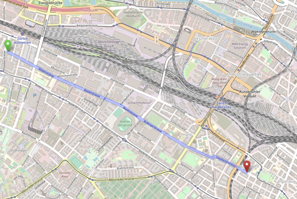 Von der Baslerstrasse bis zur Stauffacherstrasse reicht der erste fertiggestellte Abschnitt eines Prestigeprojekts der Stadt Zürich.