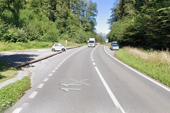 Die Grimselstrasse zwischen Meiringen und Innertkrichen.