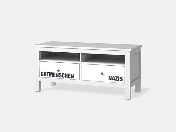 Warum unsere Kommentarspalte weint: «Nazi-Hetzer-Pack» vs. «Gutmensch-Idioten»
Aber... Aber ich habe doch nur zwei Schublädli!