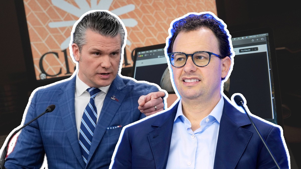 Le ministre américain de la Défense Pete Hegseth a des visées sur Claude Mythos