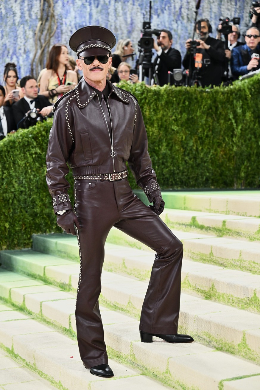 Luke Evans arrives at The Metropolitan Museum of Art's Costume Institute benefit gala celebrating the opening of the "Costume Art" exhibition on Monday, May 4, 2026, in New York. (Photo ...